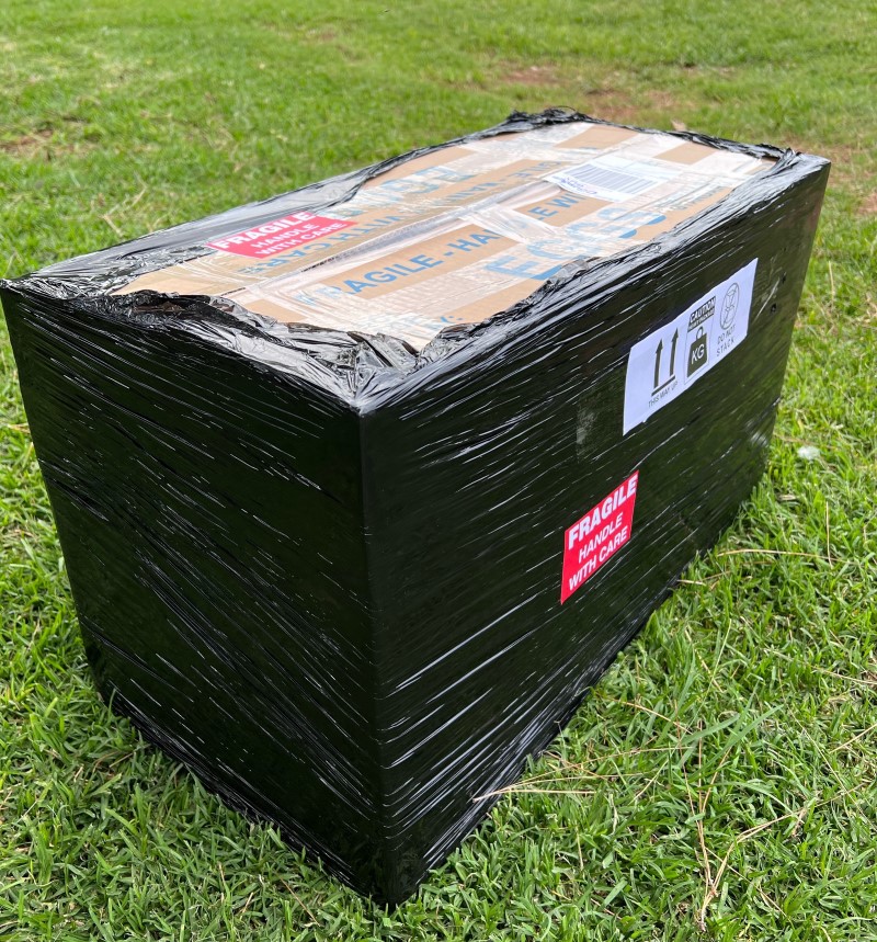 Fertile eggs packaged for shipping